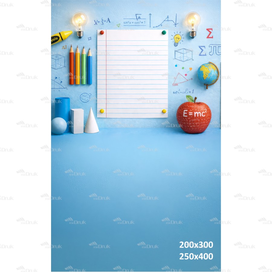 Tło fotograficzne „Matematyczna Inspiracja – Szkolna Tablica” | 3889